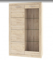 Шкаф АНРЭКС OSKAR Шкаф комбинированный 1V1D, цвет дуб Санремо (6 уп)