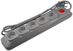 Сетевой фильтр UNIEL (UL-00001755) S-GSL5-3 GREY