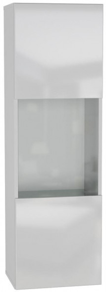 Шкаф навесной НК-МЕБЕЛЬ POINT ТИП-22 шкаф навесной Белый/Белый глянец 71774440 (1 кор.)