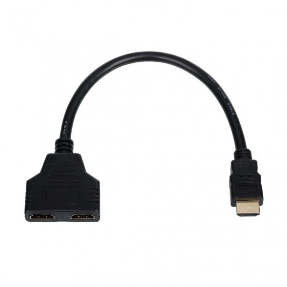 Кабель-разветвитель ATCOM (AT0901) Кабель-разветвитель HDMI(m) - 2xHDMI(f) 0.1М пакет