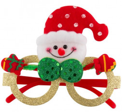 Новогоднее украшение ВОЛШЕБНАЯ СТРАНА Очки &quot;Снеговик&quot; 7704