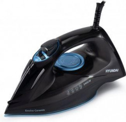 Утюг HYUNDAI H-SI01557 2400Вт черный/голубой
