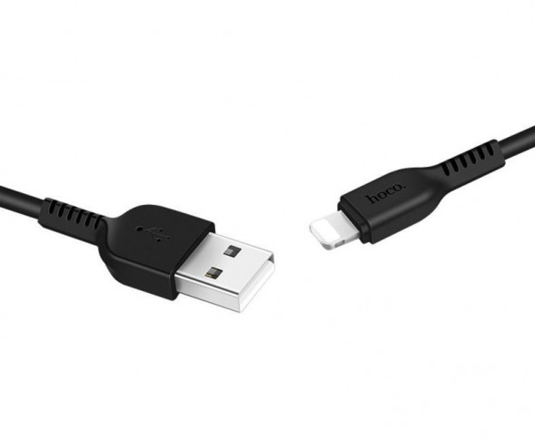 Кабель HOCO (6957531068808) X20 USB(m) - 8 Pin (m) 1.0m - черный