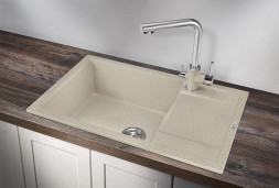 Мойка кухонная GRANULA GR-7805 ПИРИТ кварц