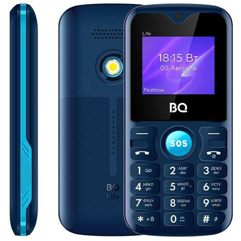 Мобильный телефон BQ 1853 LIFE BLUE