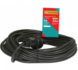Удлинитель КАЛИБР Удлинитель силовой УС-30 30м (2х0,75)