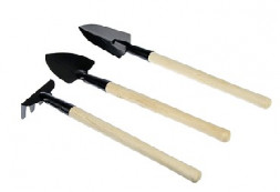 Инструменты для домашних растений INBLOOM Набор для ухода за комнатными растениями 3 пр, 21см, (дерево, металл) 2х5х26 181-017