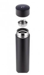 Термокружка DIOLEX DXMT-500-2BL с датчиком температуры черная 500 мл