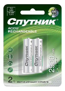 Аккумулятор СПУТНИК Аккумулятор NI-MH HR6 2900 MAH
