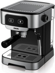 Кофеварка рожковая BBK BCM1500 черный/нержавеющая сталь