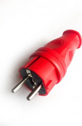 Вилка соединительная электрическая КОСМОС VKsm-Z-IP(R)16A красный