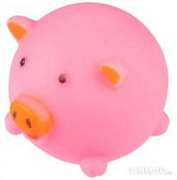 РЫЖИЙ КОТ Игрушка-пищалка для животных Свинка