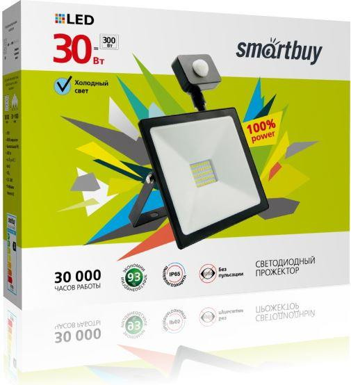 Прожектор SMARTBUY (SBL-EFLSEN-30-65) FL Sensor Pro 30W/6500K/IP65