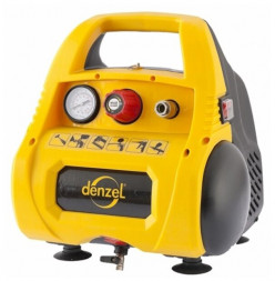 Компрессоры DENZEL Компрессор воздушный безмасляный РС 1/6-180, 1,1 кВт, 180 л/мин, 6 л 58057