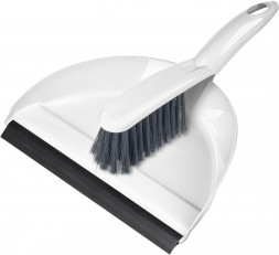 HOMVER Good щетка-сметка с совком с кромкой (белый) 223200929/01