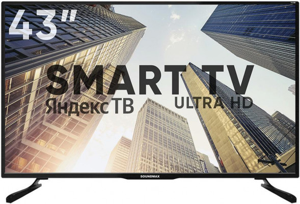 LЕD-телевизор SOUNDMAX SM-LED43M03SU UHD SMART Яндекс