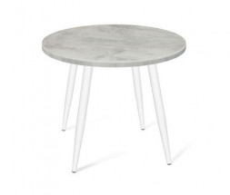Стол SHEFFILTON SHT-TU14/80 МДФ белый муар/бетон светлый металл/МДФ 201282