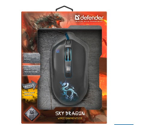 Мышь DEFENDER (52090) Sky Dragon GM-090L