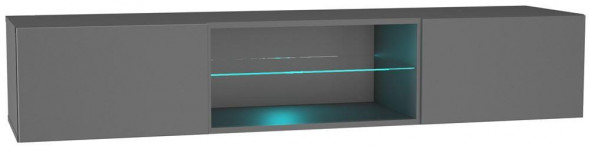 Шкаф навесной НК-МЕБЕЛЬ POINT ТИП-33 шкаф навесной Серый Графит 71775203 (1 кор.)