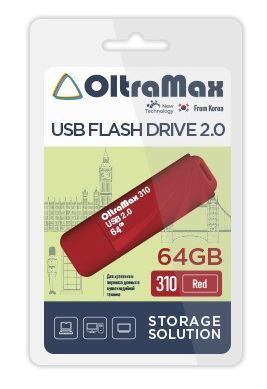 USB флэш-накопитель OLTRAMAX OM-64GB-310-Red