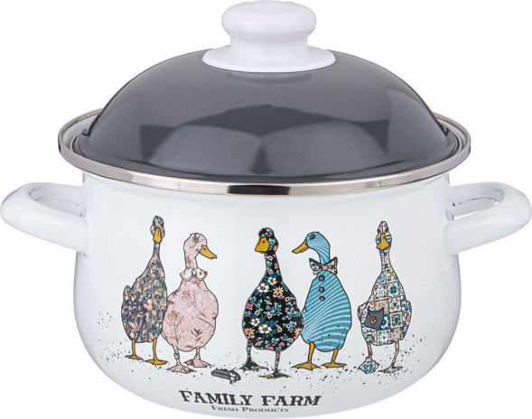 Кастрюля AGNESS 934-621 FAMILY FARM 2,0л