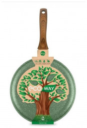 Сковорода НЕВА МЕТАЛЛ ПОСУДА EW124 Eco Way а/пр литая 24см