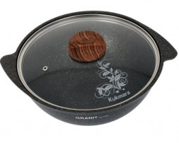 Казан KUKMARA кго65а а/пр литой 6,0л д/плова алюм/кр Granit ultra original