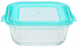 Контейнер APPETITE SL520SLB стекл квадр 520мл голуб д/хранения