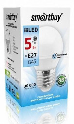 Светодиодная лампа SMARTBUY (SBL-G45-5-40K-E27) 5W/4000/E27