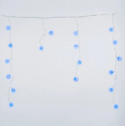 Гирлянда UNIEL (UL-00007206) ULD-B1805-048/DTA BLUE IP20 Бахрома светодиодная, 1,8м. 48 светодиодов. Синий свет. Провод прозрачный