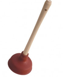 Аксессуары д/ванной комнаты YORK вантуз с деревянной ручкой 097110