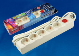 Сетевой фильтр UNIEL (UL-00001745) S-GSU5-3 IVORY