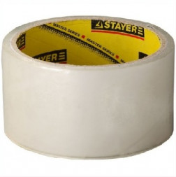 Скотч STAYER 1204-50 Лента клеящая прозрачная, толщина 45мк
