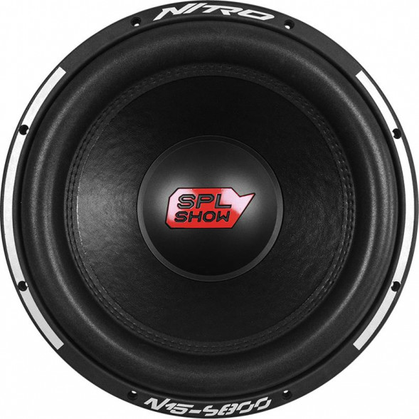 Автосабвуфер SPL SHOW NITRO N15-S800 сабвуфер 15&quot;/RMS=800W/2+2Ом