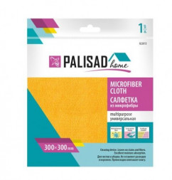 Салфетка PALISAD Салфетка универс. из микрофибры 300X300 мм, оранжевая, 923015