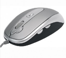 Мышь проводная A4TECH OP-57D серый USB+PS/2