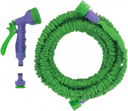 Набор для полива PALISAD Набор поливочный, усиленый растягивающийся шланг 20м, 7-реж пистолет, соед., адаптер// PALISAD Набор поливочный, усиленый растягивающийся шланг 20м, 7-реж пистолет, соед., адаптер//
