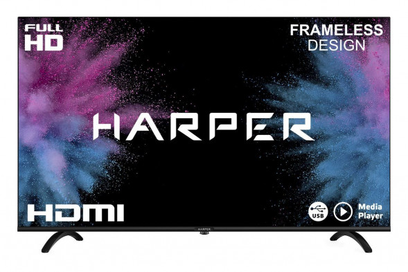 LED-телевизор HARPER 43F720T-FHD Безрамочный