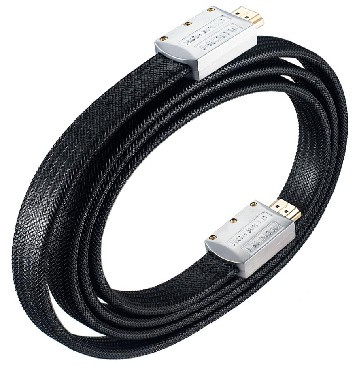 Кабель HDMI PERFEO (H1202) HDMI A вилка - A вилка VER.1.4 длина 1.5 м плоский, нейлон, метал. разъем