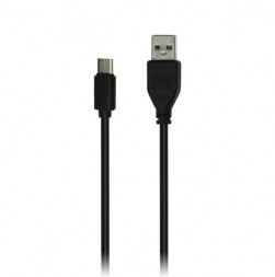 USB кабель SMARTBUY (iK-3112 BLACK) USB 2.0 - USB TYPE C 1 м черный