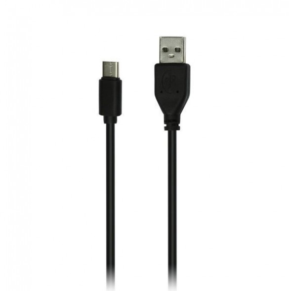 USB кабель SMARTBUY (iK-3112 BLACK) USB 2.0 - USB TYPE C 1 м черный