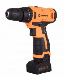 Аккумуляторная дрель-шуруповерт ВИХРЬ ДА-24Л-2КУ