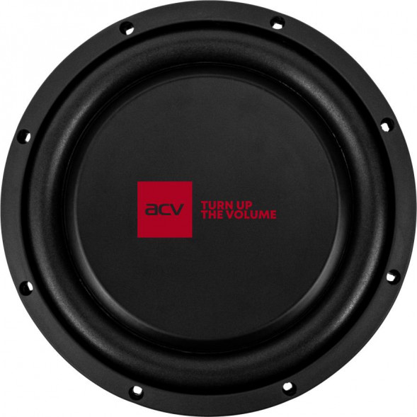 Автосабвуфер ACV SW-12D2F SLIM Сабвуфер 30см/RMS 350Wt/2+2Ом/SPL 88Дб