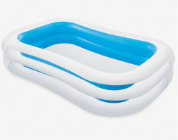 Бассейн надувной INTEX Бассейн надувной 262х175х56см.Прямоугольный.Семейный бассейн (в коробке) Новинка. Арт. 56483NP