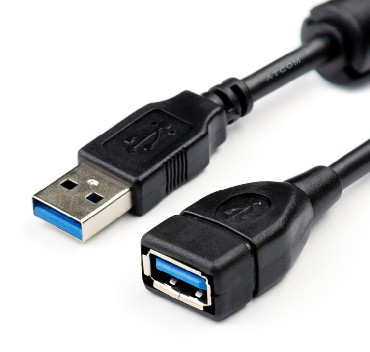 Кабель AM-AF ATCOM (АТ7206) USB 2.0 AM - AF 1.5 м (10)
