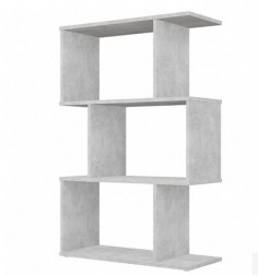 Стеллаж POLINI Стеллаж Polini Home Smart фигурный 3 секции, бетон (1кор)