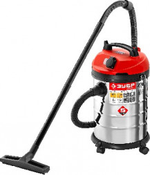 Пылесос строительный ЗУБР ПУ-30-1400 М3, строительный пылесос