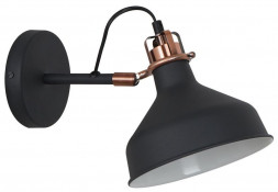 Светильник CAMELION (13020) WML-425 C62 черный + медь