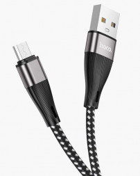 Кабель HOCO (6931474741424) X57m USB (m) - microUSB (m) 1.0м - черный
