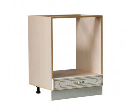 Кухонный модуль БИТЕЛ АНЖЕЛИКА СТР 600 ВСТ фасад ясень/патина,каркас-дуб молочный (модуль для встроенной техники, ду